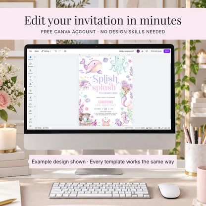 How-to video: edit your invitation in Canva