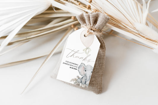 Baby Shower favor tags for party favor bags treat boxes and guest gifts