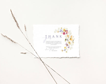 Editable Canva thank you card to print or send digitally