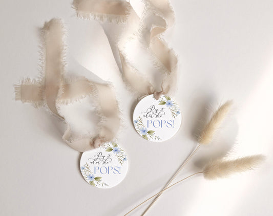 Editable Canva favor tags to print several per page