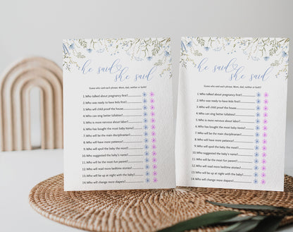 Editable Canva mom or dad game to download and print