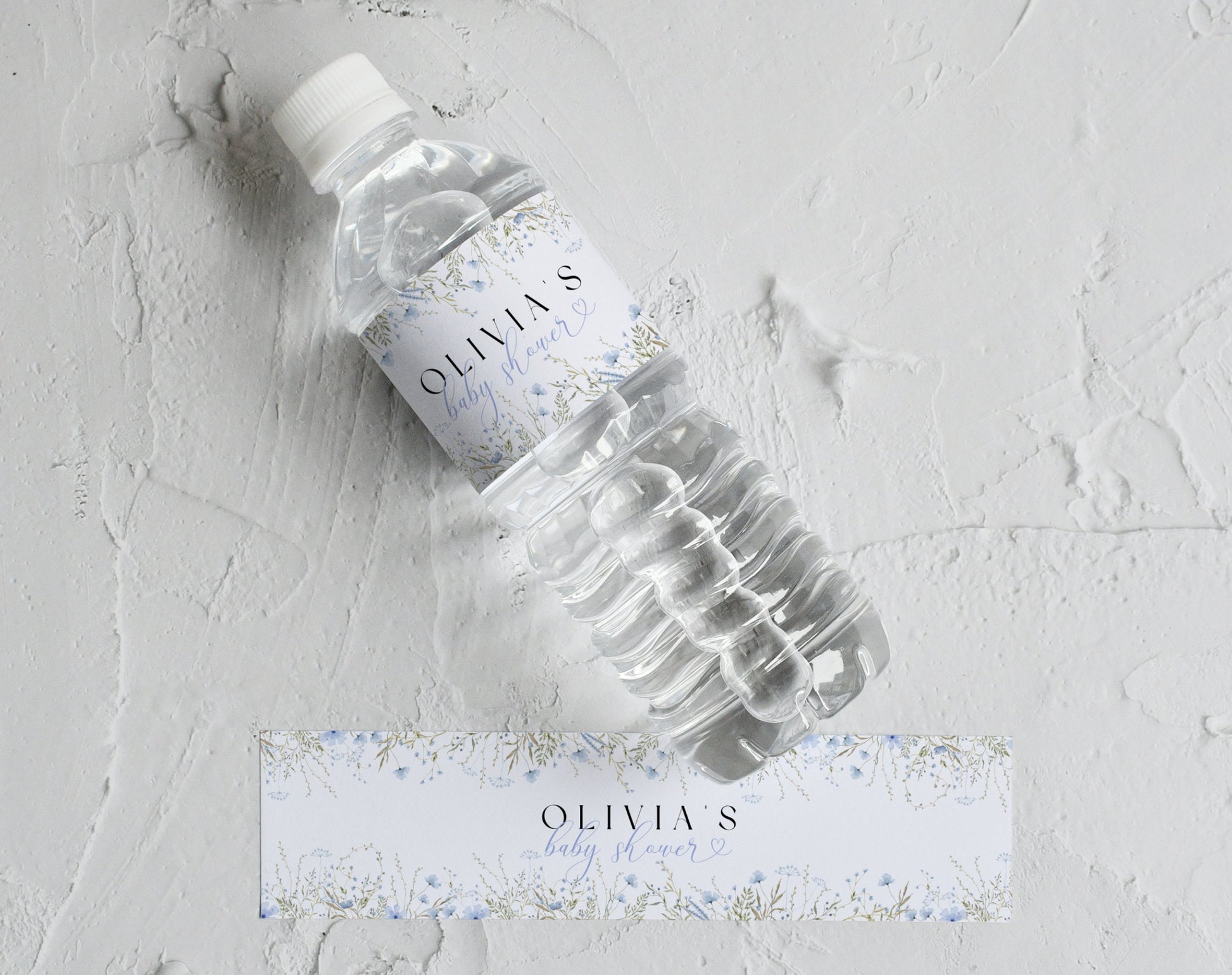Editable Canva bottle label to download and print