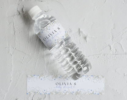 Editable Canva bottle label to download and print