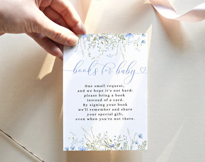 Editable Canva books for baby card to print or send digitally