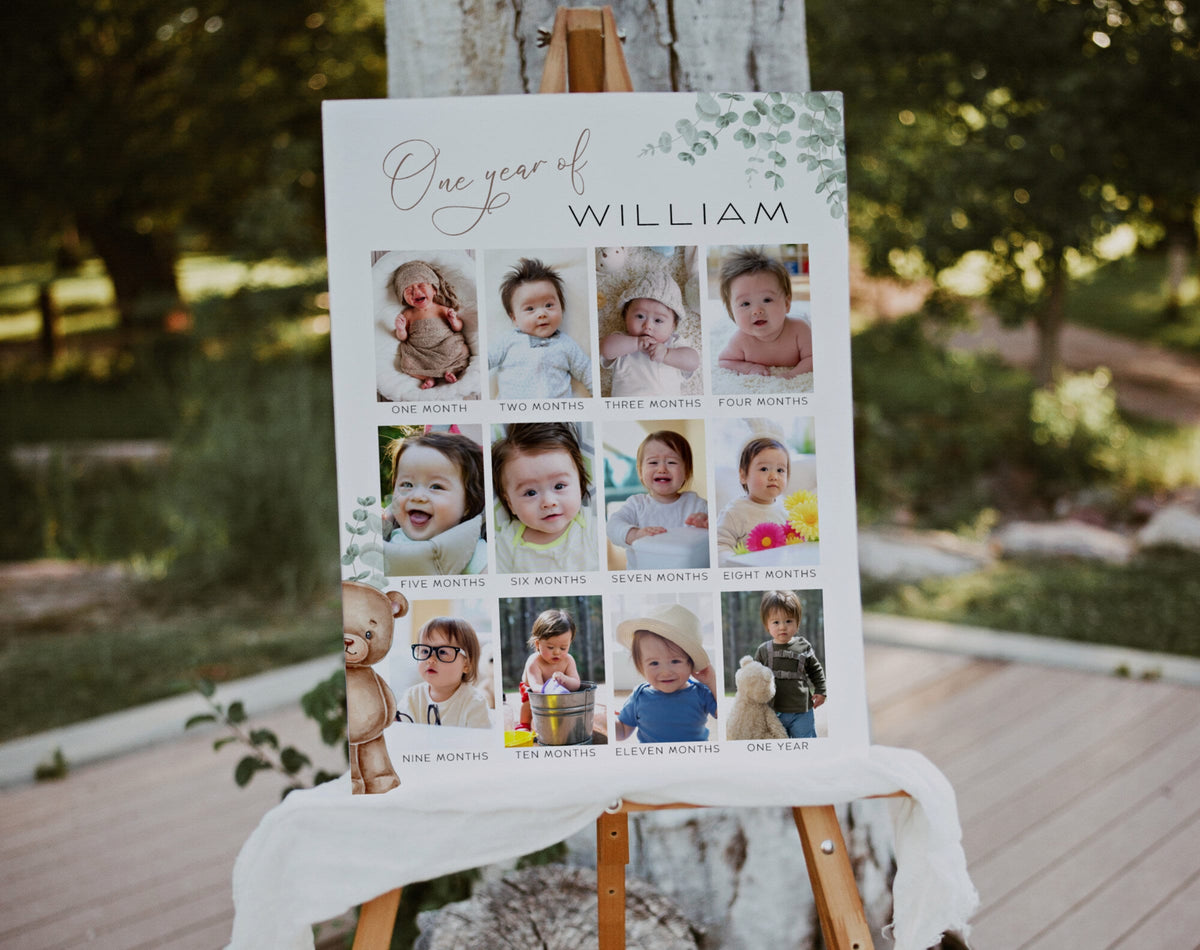 Editable Canva milestone board to download and print