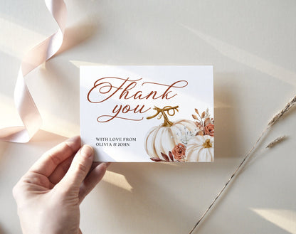 Baby Shower thank you card for guests hosts and gift-givers