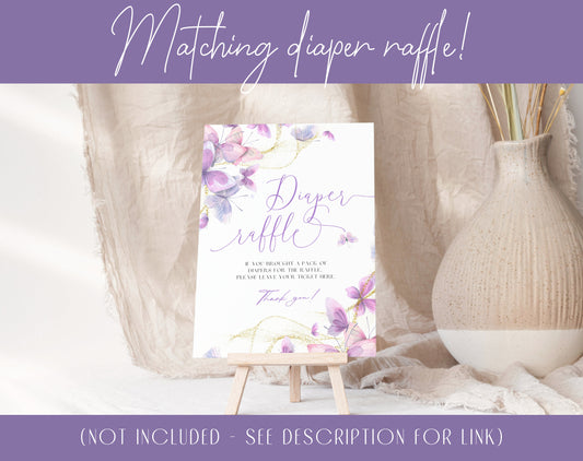 pink and gold baby shower invite for a personalized celebration