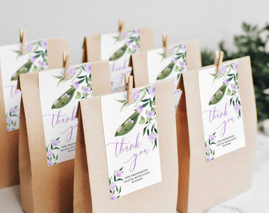 twin and green baby shower favor tag template for printable party favors
