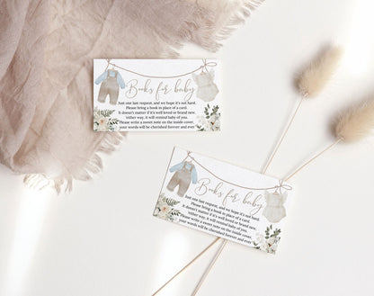 Editable Canva books for baby card to print or send digitally