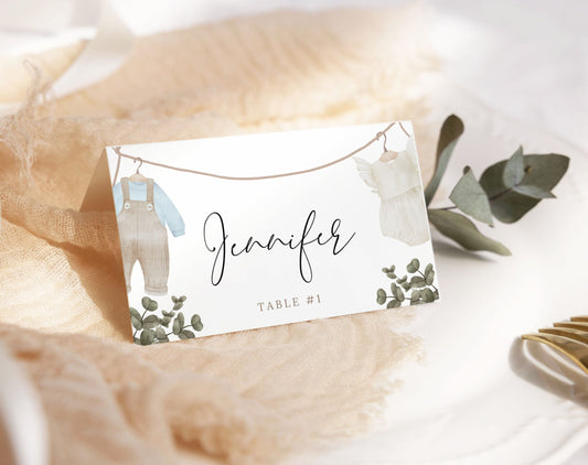 Editable Canva place cards to download and print