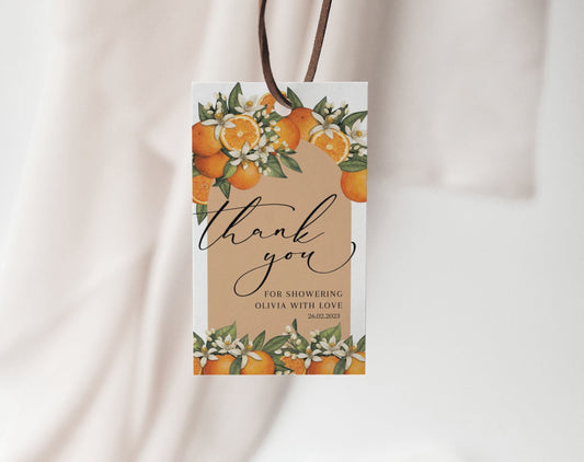 Editable Canva favor tags to print several per page
