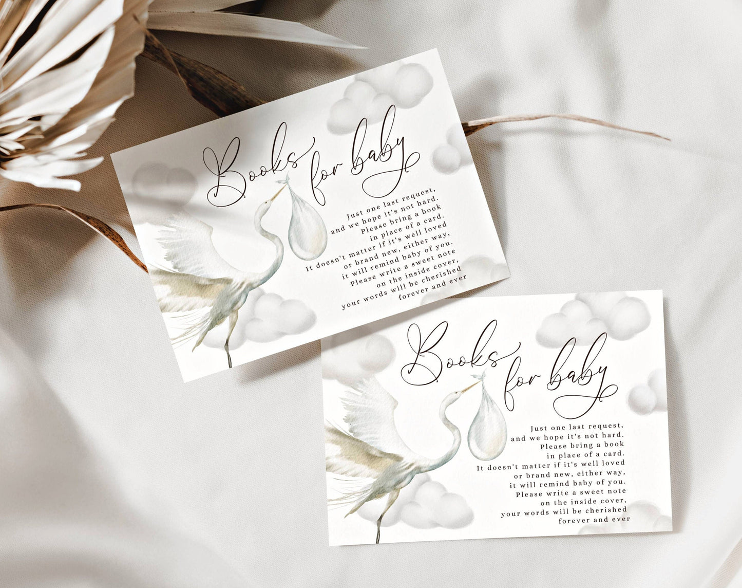 Special Delivery Baby Shower Invitation Set, editable Canva template