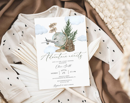 boho, oh boy and vintage baby shower invite for a personalized celebration