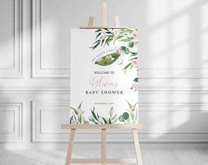 Baby Shower welcome sign for entrance table backdrop and party decor