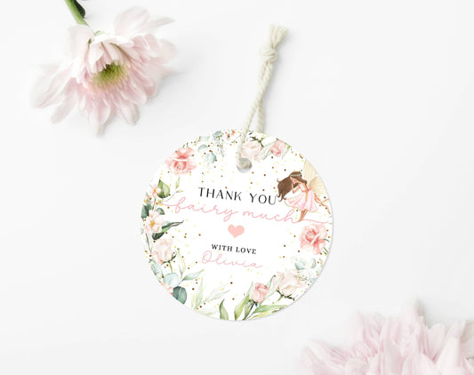 Editable Canva favor tags to print several per page