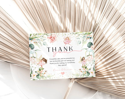 1st Birthday thank you card for guests hosts and gift-givers