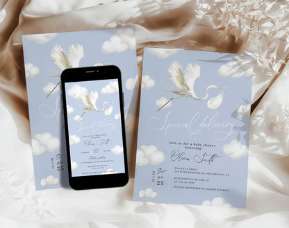 Baby Shower Invitation for baby shower guests and party details