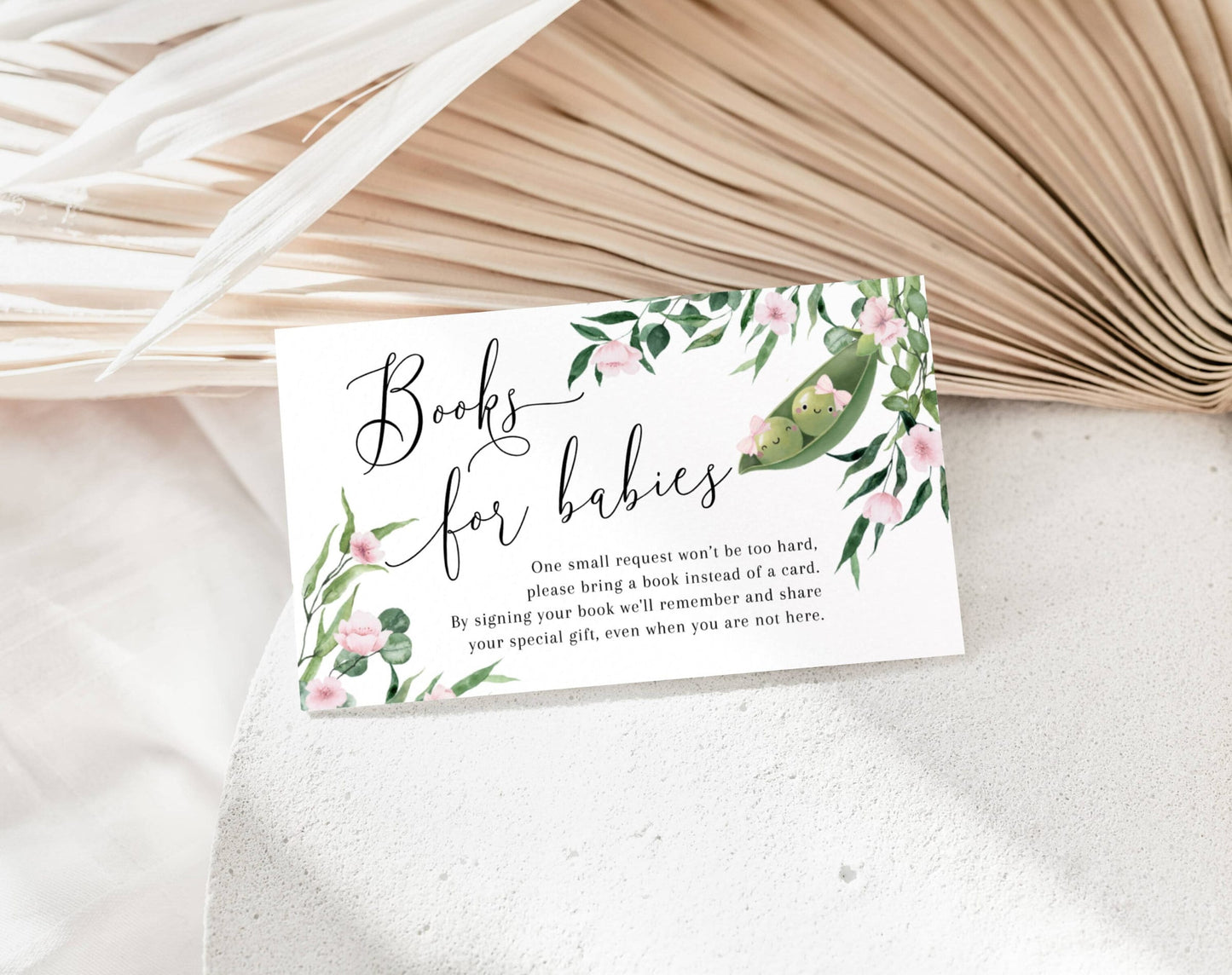 twin, floral and pink party game template for a personalized baby shower