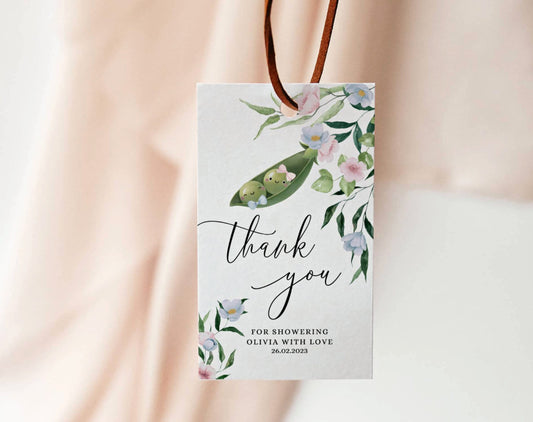 twin baby shower favor tag template for printable party favors