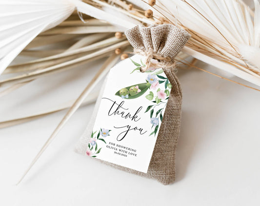 Baby Shower favor tags for party favor bags treat boxes and guest gifts