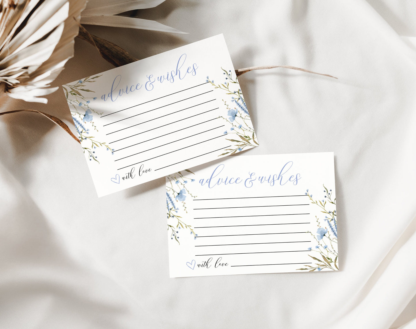 Baby Boy in Bloom advice and wishes sign and cards digital download details