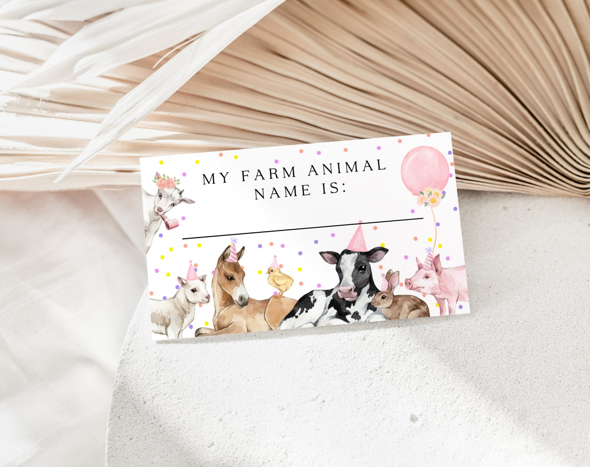 Editable Canva party game to download and print
