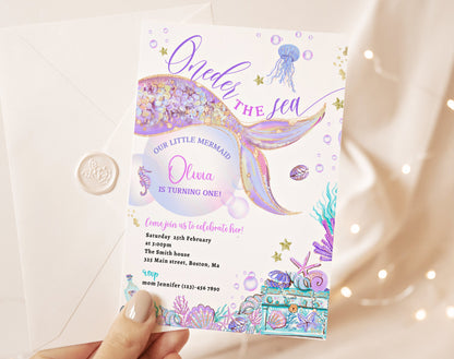 Editable Canva birthday invite to print or send digitally