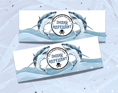 Editable Canva bubble bottle label to download and print