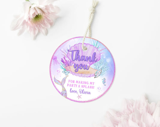 Birthday favor tags for party favor bags treat boxes and guest gifts