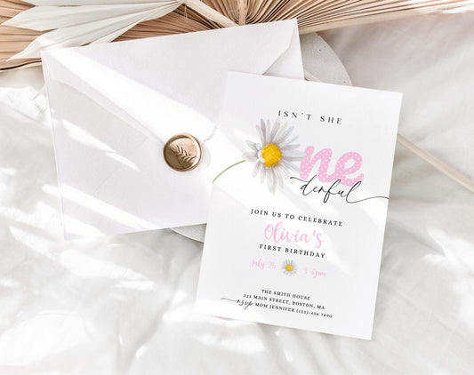1st Birthday Invitation for 1st birthday guests and party details