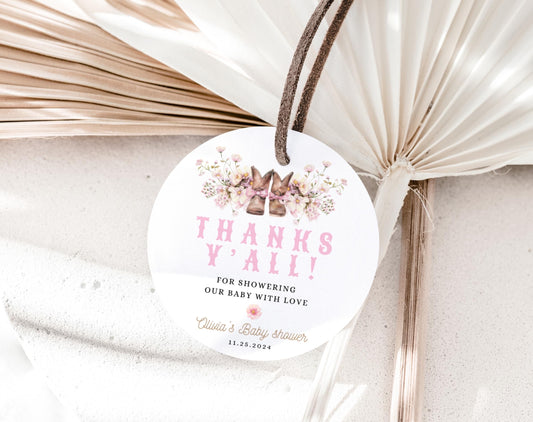 Baby Shower favor tags for party favor bags treat boxes and guest gifts