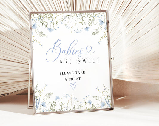 Pink wildflower baby shower decorations bundle with printable party decor