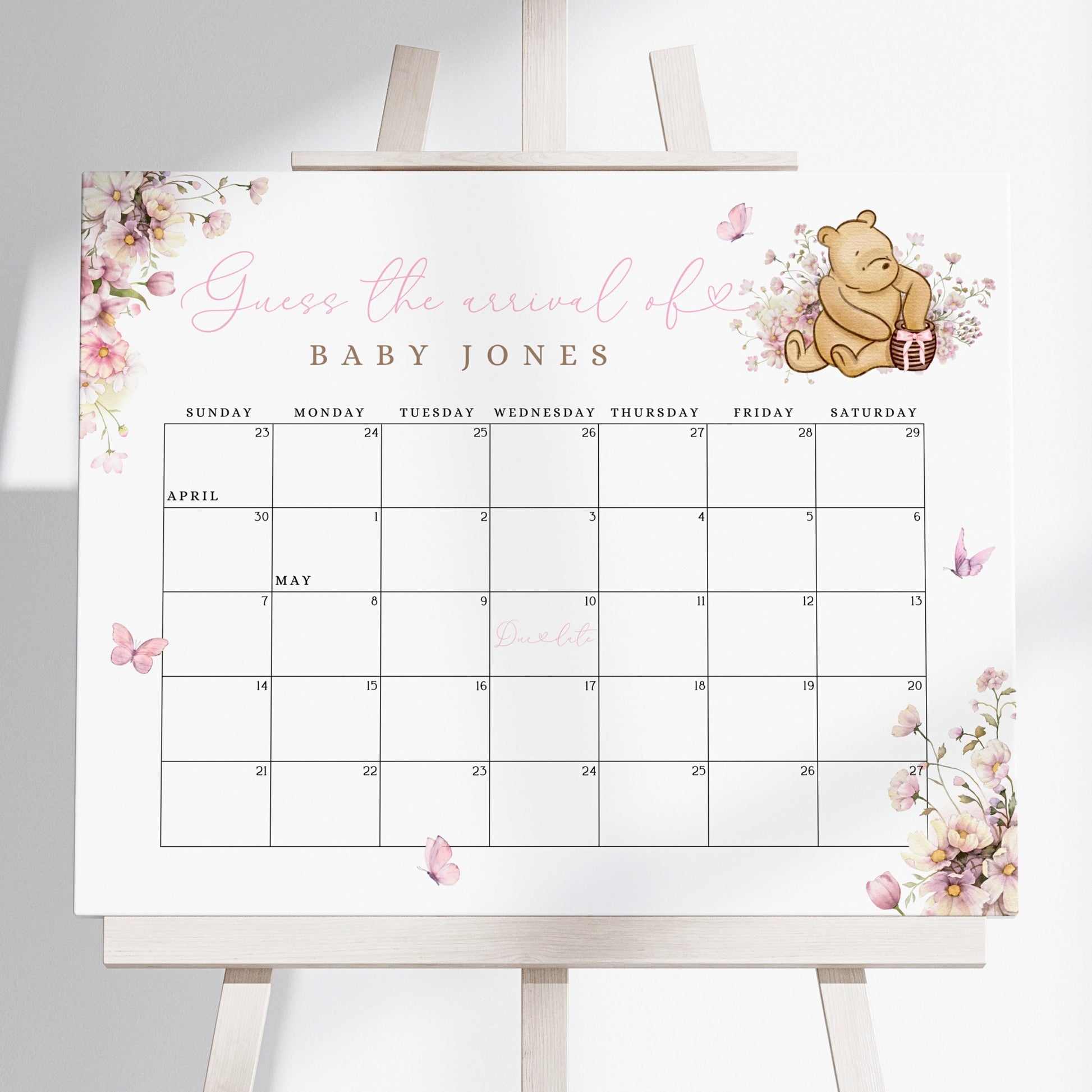 Editable Canva baby shower game bundle for instant download and printing