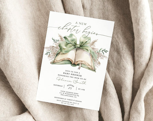 Baby Shower Invitation for baby shower guests and party details