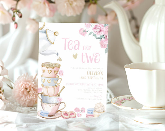 Fairy Birthday Invitation for birthday guests and party details