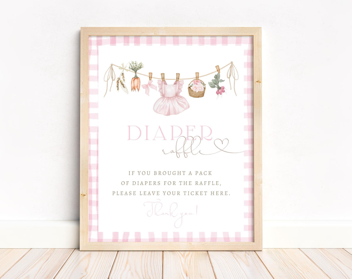 Farmers Market Baby Shower Game Bundle, editable Canva template