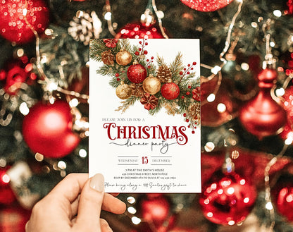 Seasonal Party Invitation for seasonal party guests and party details