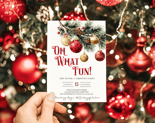 Seasonal Party Invitation for seasonal party guests and party details