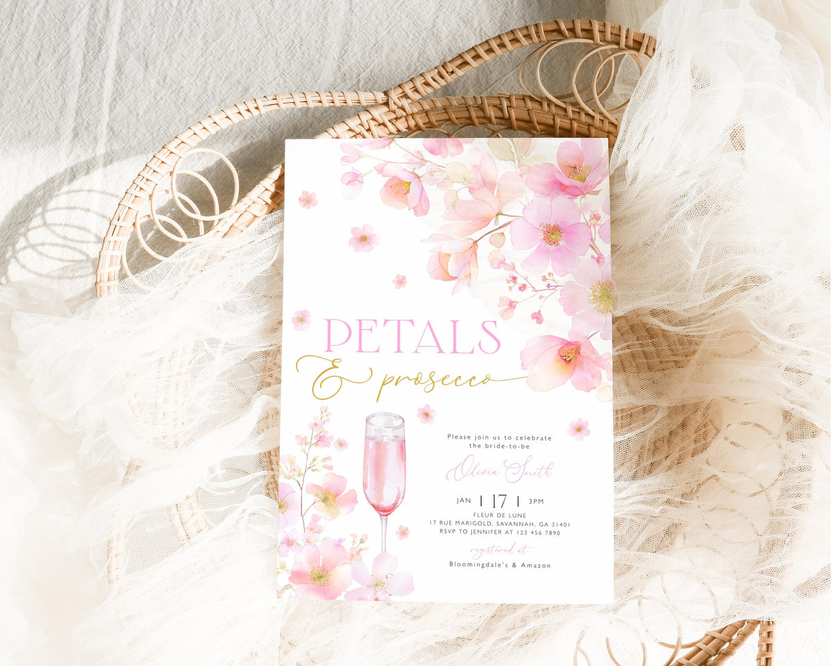 Tea Party Bridal Shower Invitation for bridal shower guests and party details