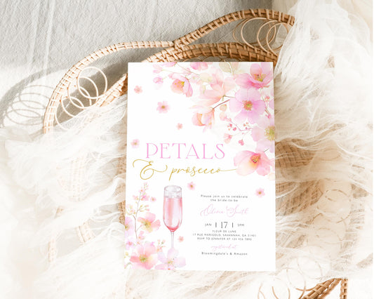 Tea Party Bridal Shower Invitation for bridal shower guests and party details