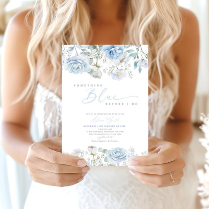 Editable Canva bridal shower invite to print or send digitally