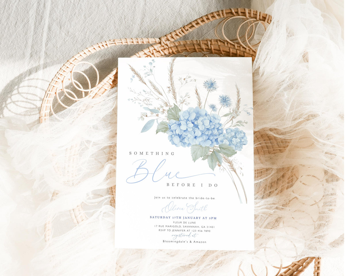 Tea Party Bridal Shower Invitation for bridal shower guests and party details