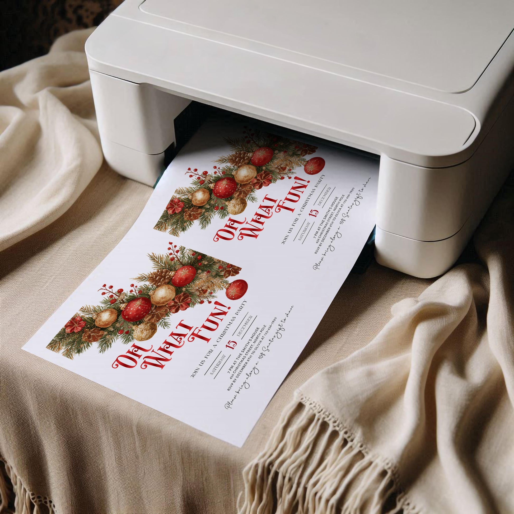 seasonal party seasonal party invite for a personalized celebration