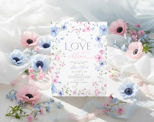 Bridal Shower Invitation for bridal shower guests and party details