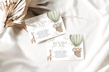 boho safari, wild one, jungle and oh boy books for baby card for baby shower stationery and gift tables