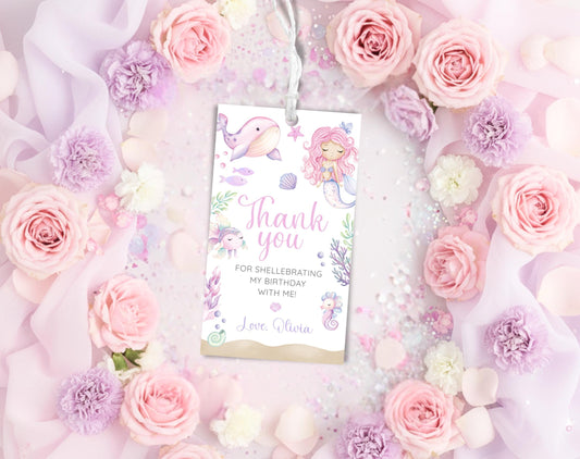 Birthday favor tags for party favor bags treat boxes and guest gifts