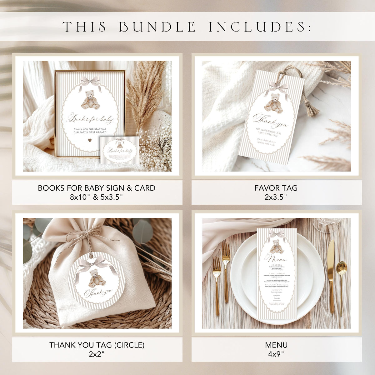 Editable Canva party templates for printable decor and instant download