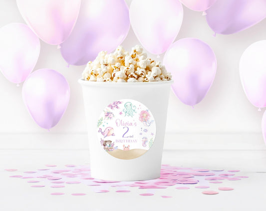 Birthday favor tags for party favor bags treat boxes and guest gifts