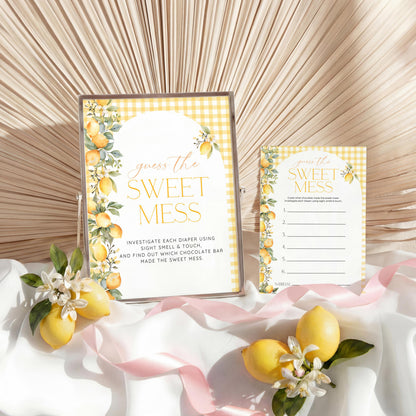 Main Squeeze Baby Shower Game Bundle, editable Canva template