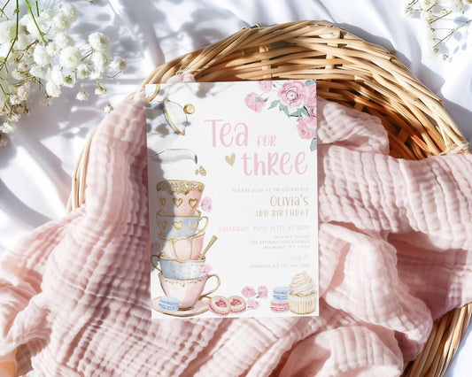Fairy Birthday Invitation for birthday guests and party details